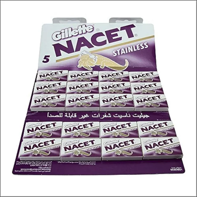GILLETTE Nacet stainless double edge